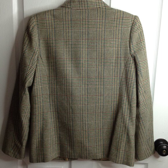 VTG Jantzen Wool Blazer "12" Houndstooth Classic, Ivy League, Preppy, Collegiate - Picture 2 of 3